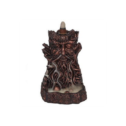 Bronze Effect Tree Man Backflow Incense Burner