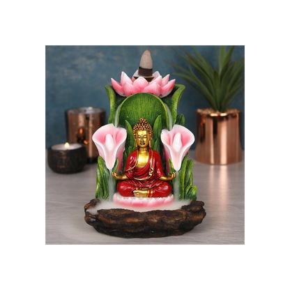 Colourful Buddha Backflow Incense Burner