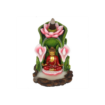 Colourful Buddha Backflow Incense Burner